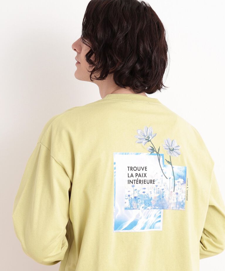 THE SHOP TK「オーガニックコットンフォトプリントTシャツ」|Tシャツ・カットソー|イエロー(431)