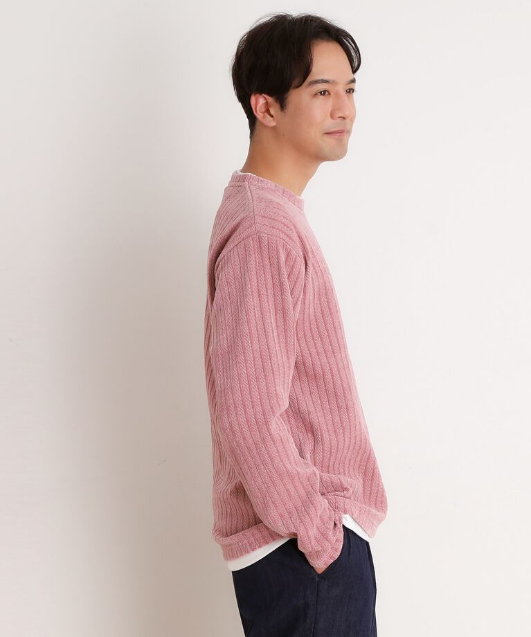 THE SHOP TK「シェニールケーブルプルオーバー 新色追加」|Tシャツ・カットソー|