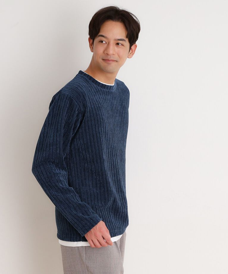 THE SHOP TK「シェニールケーブルプルオーバー 新色追加」|Tシャツ・カットソー|