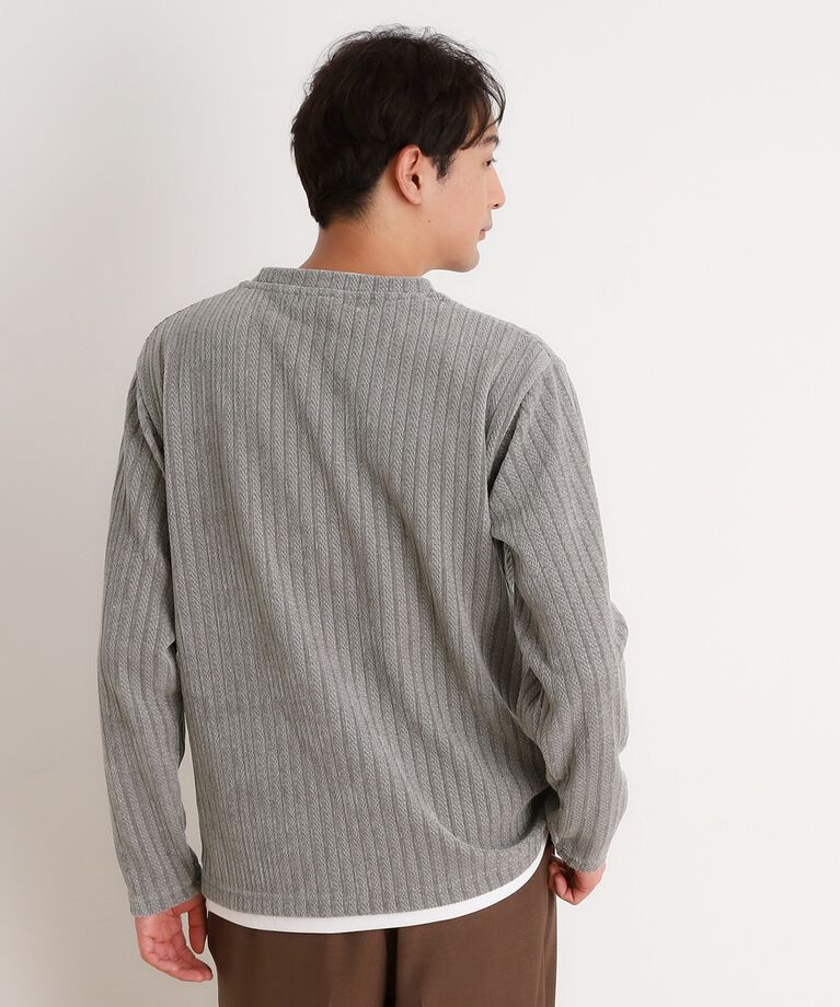 THE SHOP TK「シェニールケーブルプルオーバー 新色追加」|Tシャツ・カットソー|