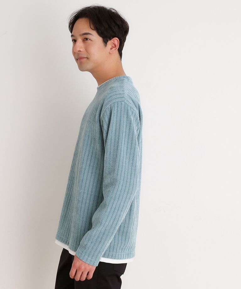 THE SHOP TK「シェニールケーブルプルオーバー 新色追加」|Tシャツ・カットソー|
