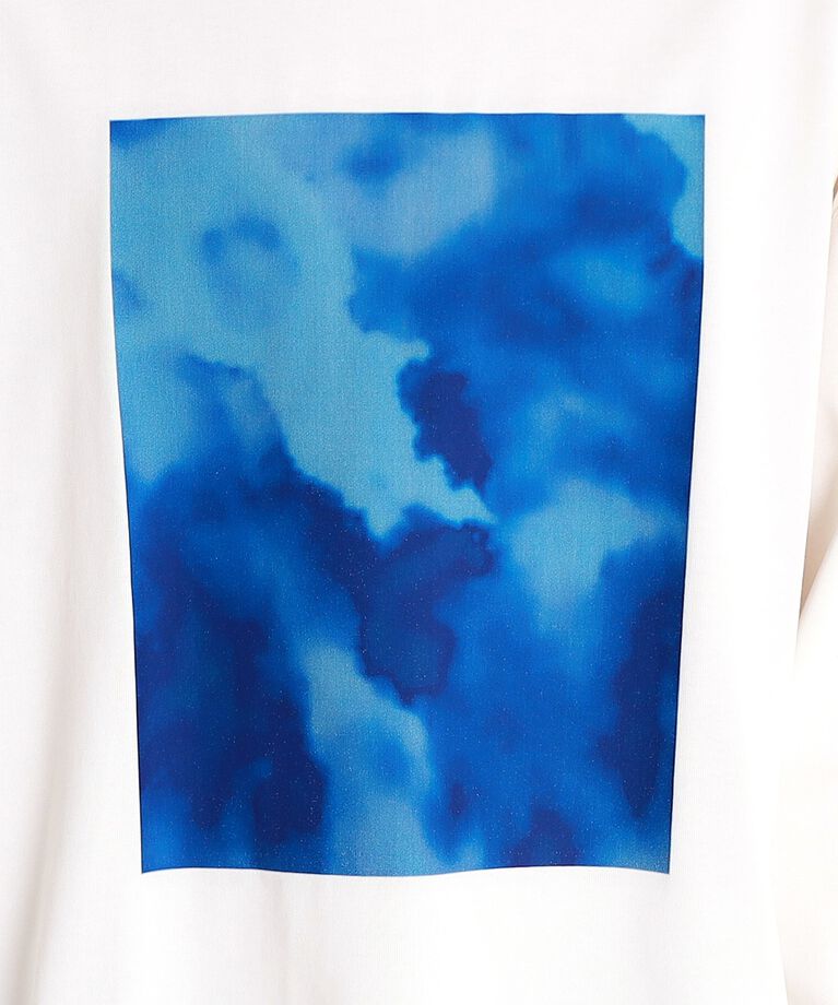 THE SHOP TK「プリントリブ長袖Tシャツ」|Tシャツ・カットソー|