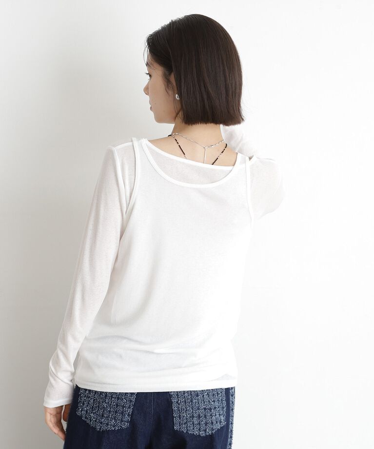 THE SHOP TK「シアーフライスレイヤード　【セットアイテム】」|Tシャツ・カットソー|