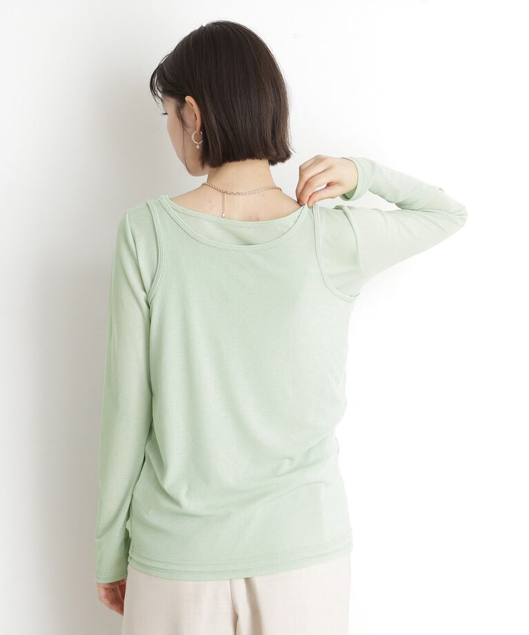 THE SHOP TK「シアーフライスレイヤード　【セットアイテム】」|Tシャツ・カットソー|