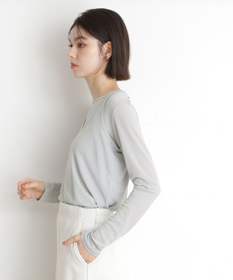 THE SHOP TK「シアーフライスレイヤード　【セットアイテム】」|Tシャツ・カットソー|