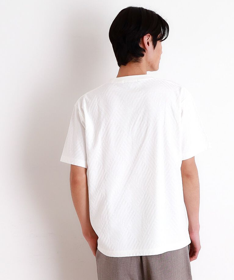 THE SHOP TK「リンクスジャカード半袖Ｔシャツ」|Tシャツ・カットソー|