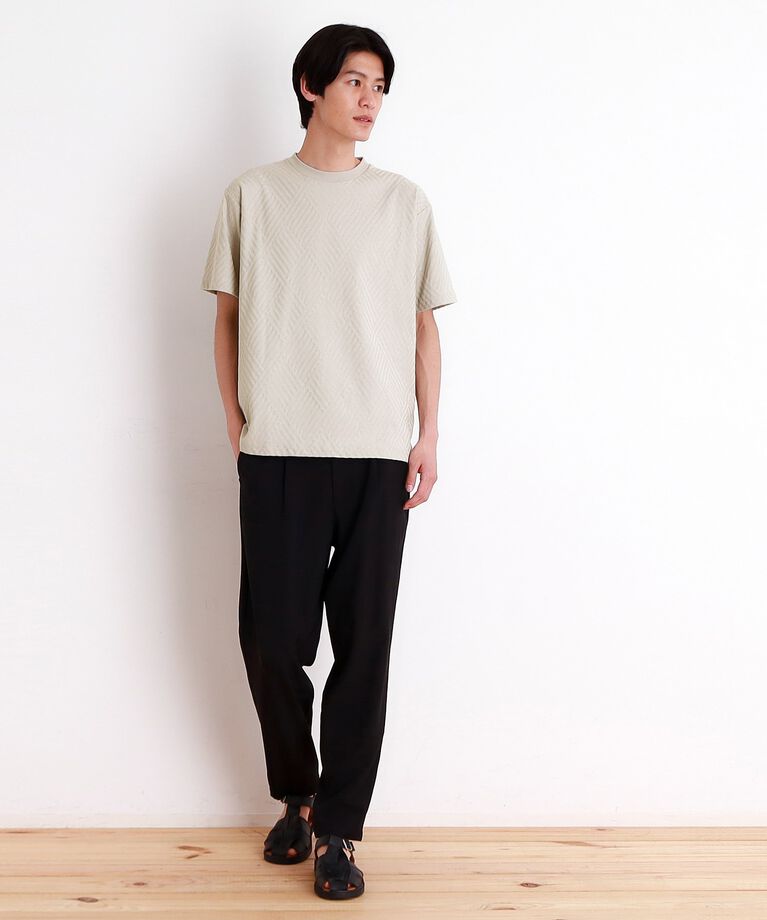THE SHOP TK「リンクスジャカード半袖Ｔシャツ」|Tシャツ・カットソー|