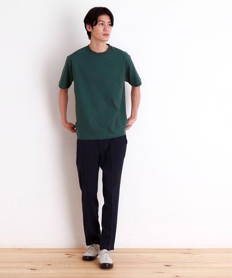 THE SHOP TK「リンクスジャカード半袖Ｔシャツ」|Tシャツ・カットソー|