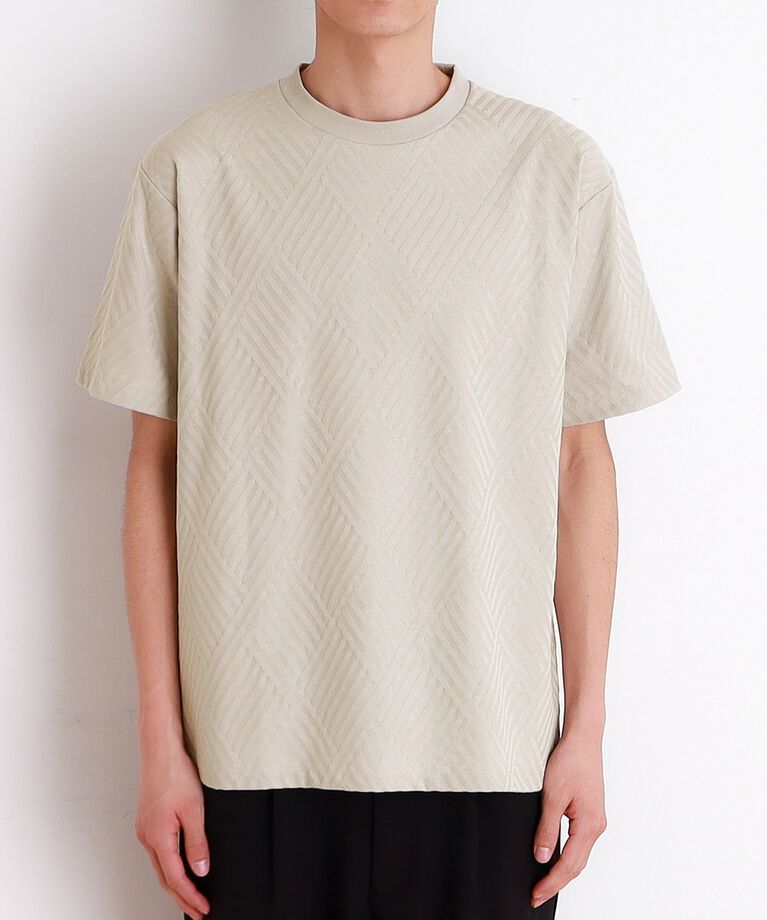 THE SHOP TK「リンクスジャカード半袖Ｔシャツ」|Tシャツ・カットソー|