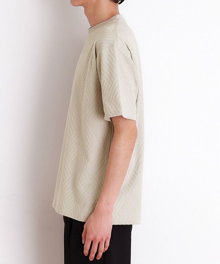 THE SHOP TK「リンクスジャカード半袖Ｔシャツ」|Tシャツ・カットソー|