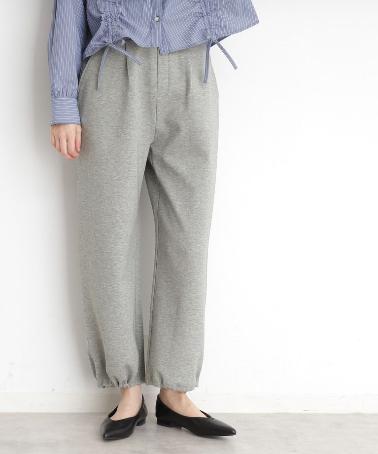 THE SHOP TK「スウェットワイドパンツ【洗える】」|その他|チャコールグレー(0