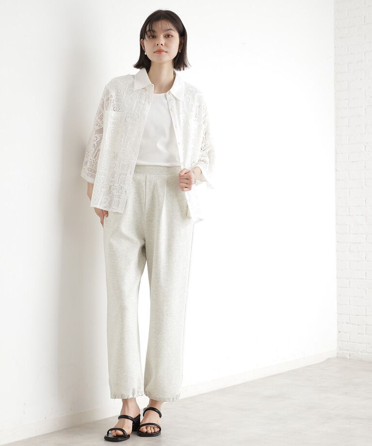 THE SHOP TK「スウェットワイドパンツ【洗える】」|その他|
