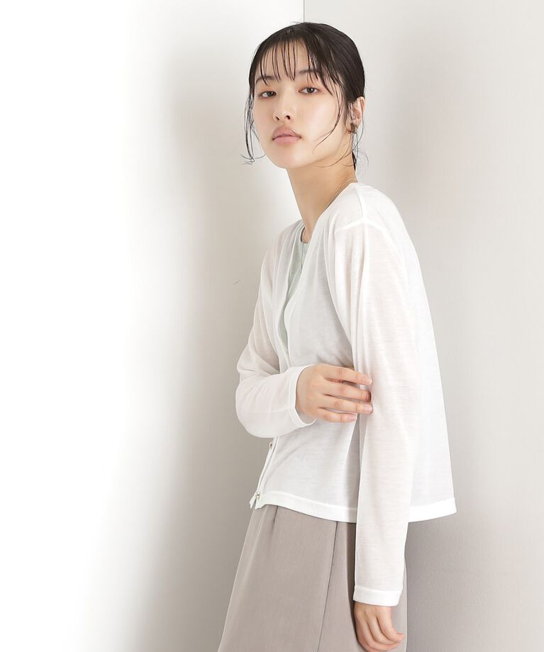 THE SHOP TK「【宮城舞さん着用】シアーカーデ＆タンクトップ/セットアイテム/洗える」|その他|