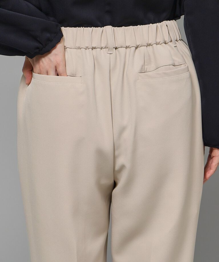 SHOO･LA･RUE「【S-3L/洗える/通勤/セレモニーにも】ダブルクロス プルオンテーパードパンツ【CIRCRIC】」|その他|