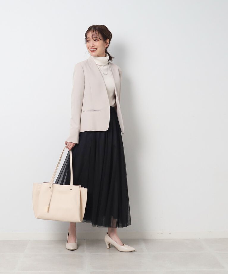 SHOO･LA･RUE「【デイリー/セレモニーにも】チュール ボリューム ロングスカート【CIRCRIC】」|スカート|