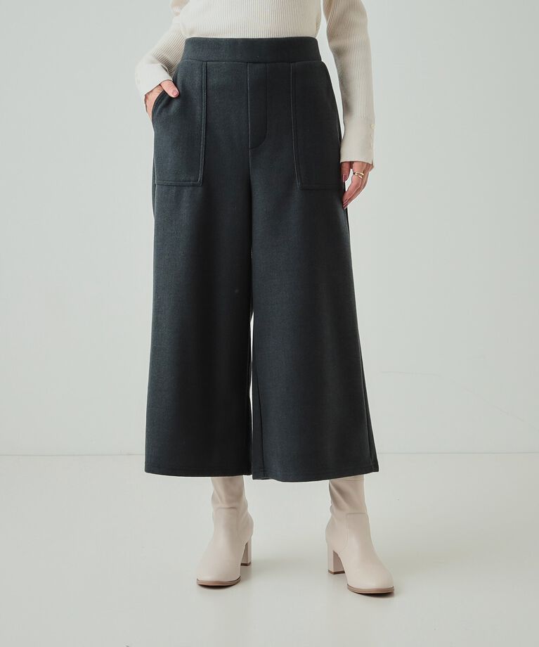 SHOO･LA･RUE「【あったか】きれいめ ベイカーガウチョパンツ」|その他|