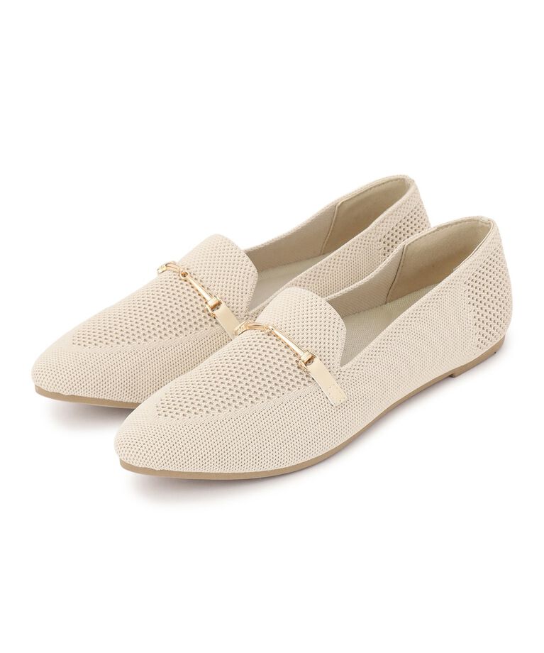SHOO･LA･RUE「【洗える】ニットポインテッドローファー」|その他|