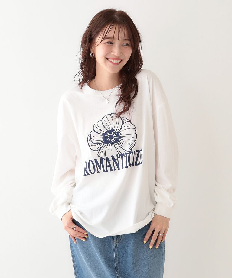 SHOO･LA･RUE「【洗える】1枚でもレイヤードでも 選べる5柄 BIGロンT」|Tシャツ・カットソー|