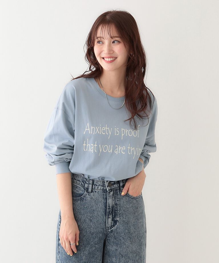 SHOO･LA･RUE「【洗える】1枚でもレイヤードでも 選べる5柄 BIGロンT」|Tシャツ・カットソー|