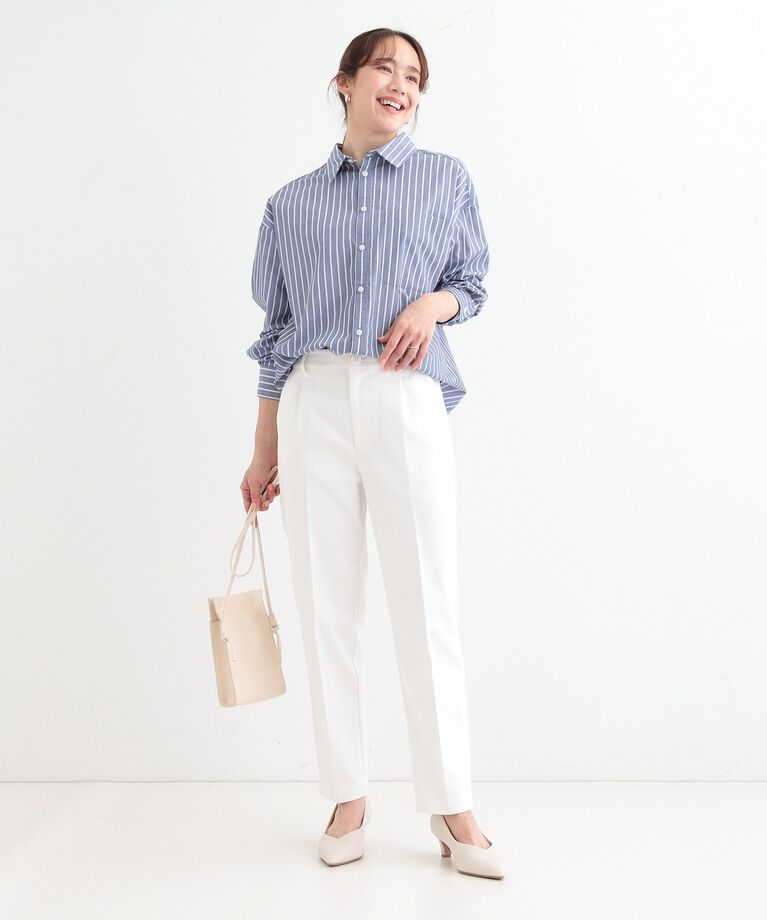 SHOO･LA･RUE「【洗える/SS-3L/美脚シルエット】ソフトスティックパンツ」|その他|