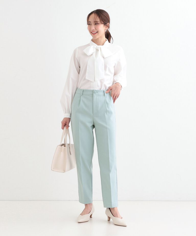 SHOO･LA･RUE「【洗える/SS-3L/美脚シルエット】ソフトスティックパンツ」|その他|