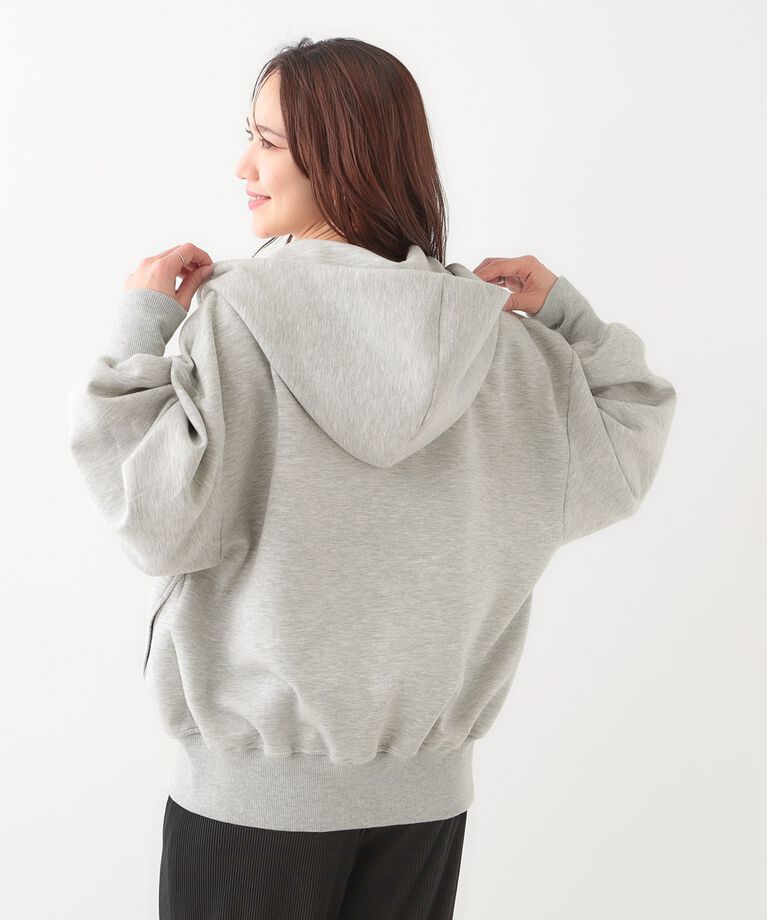 SHOO･LA･RUE「季節の変わり目に頼れる ダブルZIPダンボールパーカー」|カーディガン|