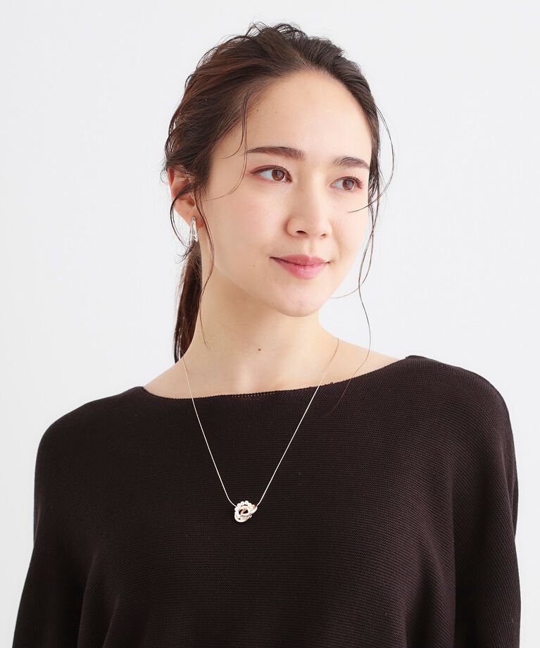 SHOO･LA･RUE「ミニリング＆フェイクパールネックレス」|ネックレス|