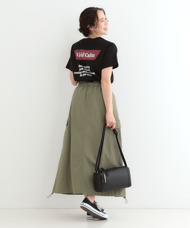 SHOO･LA･RUE「【洗える/S-LL】デイリーカジュアルに プリントアソート ベーシックTシャツ」|Tシャツ・カットソー|