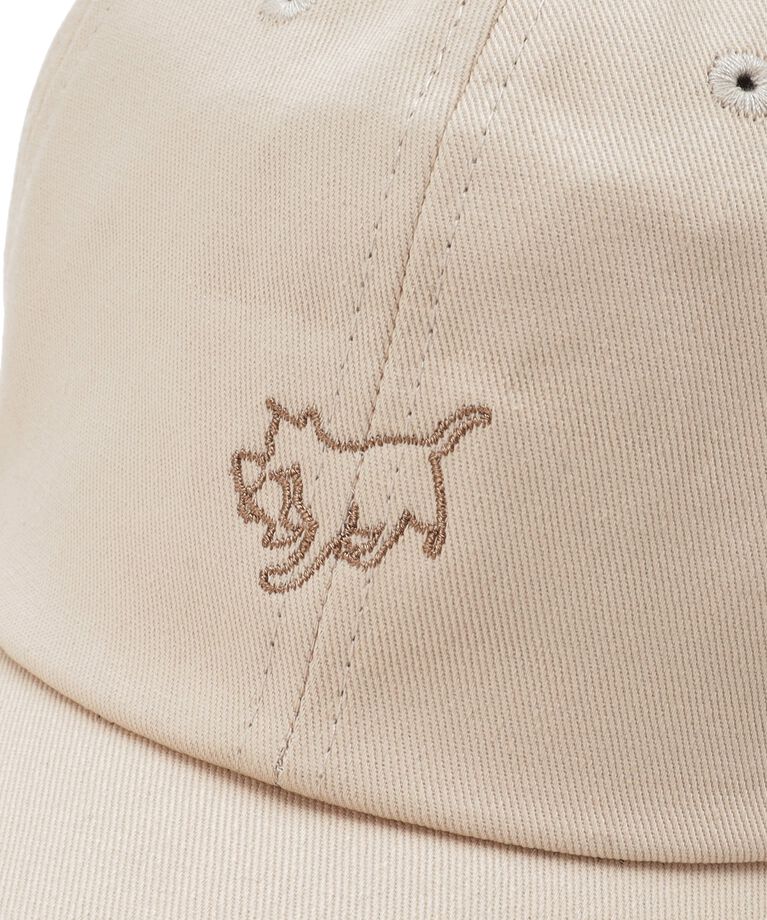 SHOO･LA･RUE「一筆書き風ネコ刺繍キャップ」|キャップ・キャスケット|