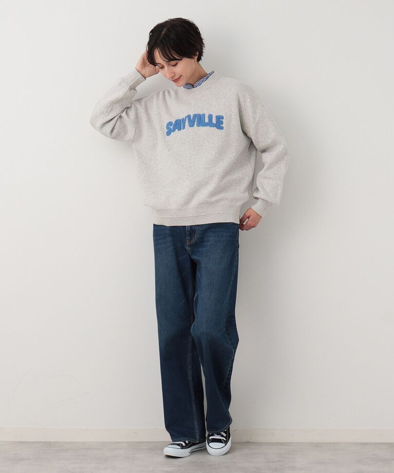Dessin「【洗える】サガラ刺繍ロゴニット（XS～L）」|ニット・セーター|