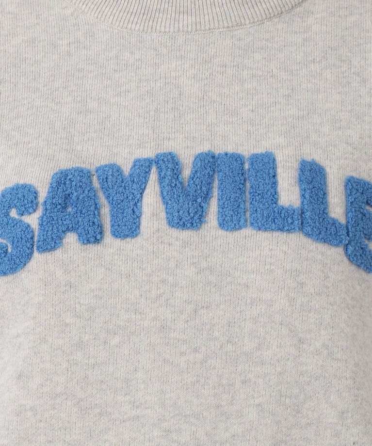 Dessin「【洗える】サガラ刺繍ロゴニット（XS～L）」|ニット・セーター|