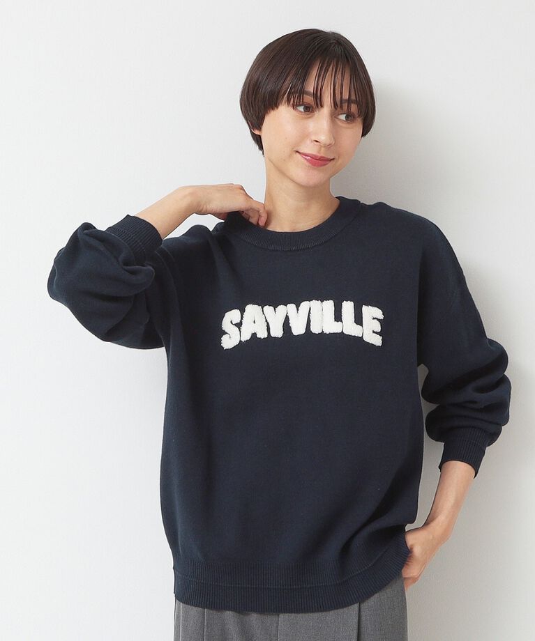 Dessin「【洗える】サガラ刺繍ロゴニット（XS～L）」|ニット・セーター|