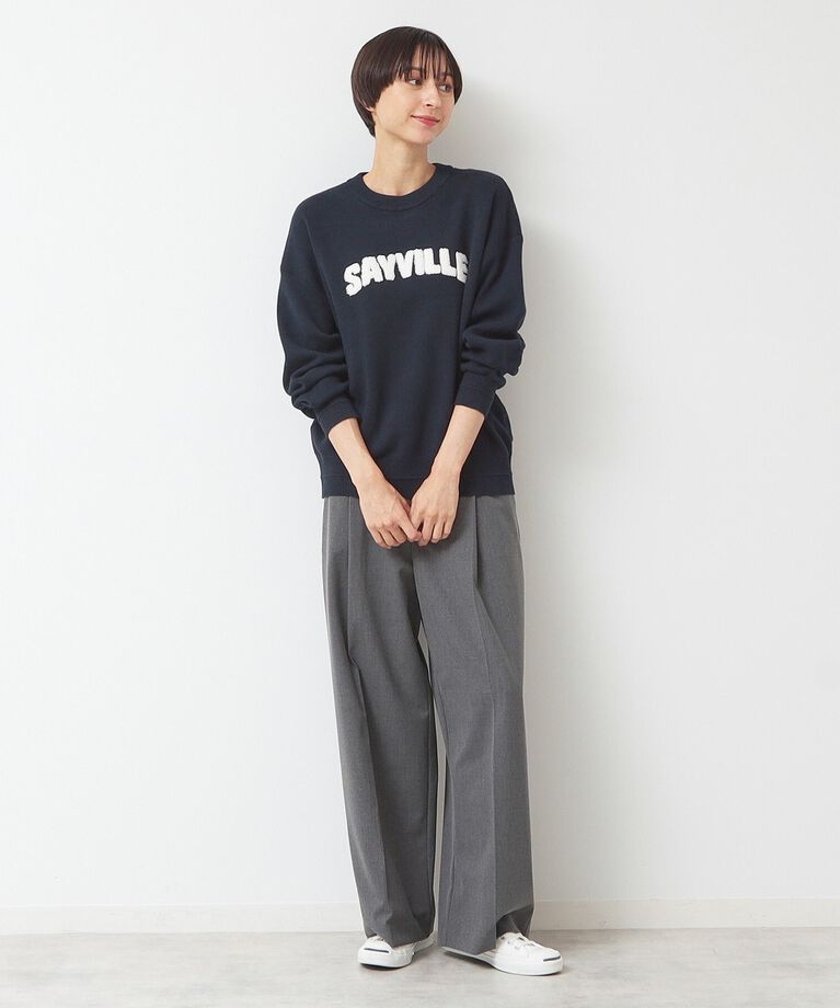 Dessin「【洗える】サガラ刺繍ロゴニット（XS～L）」|ニット・セーター|