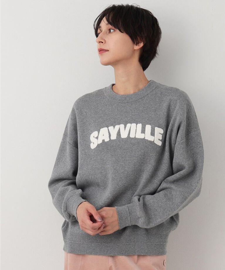 Dessin「【洗える】サガラ刺繍ロゴニット（XS～L）」|ニット・セーター|