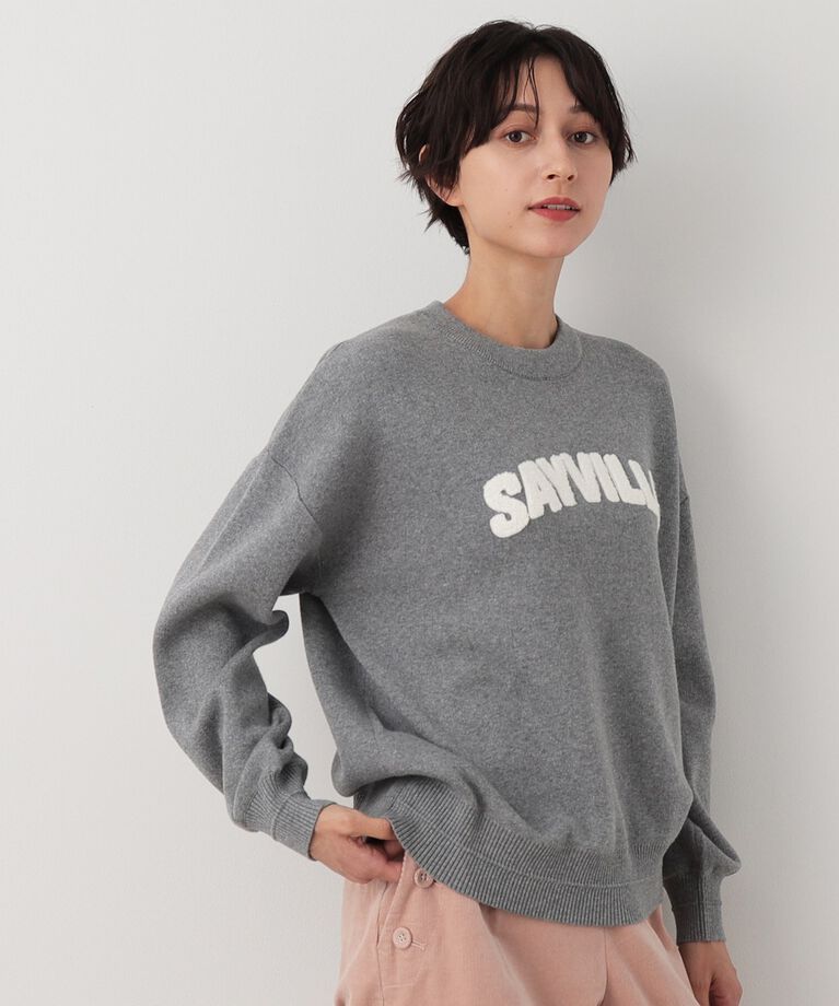 Dessin「【洗える】サガラ刺繍ロゴニット（XS～L）」|ニット・セーター|