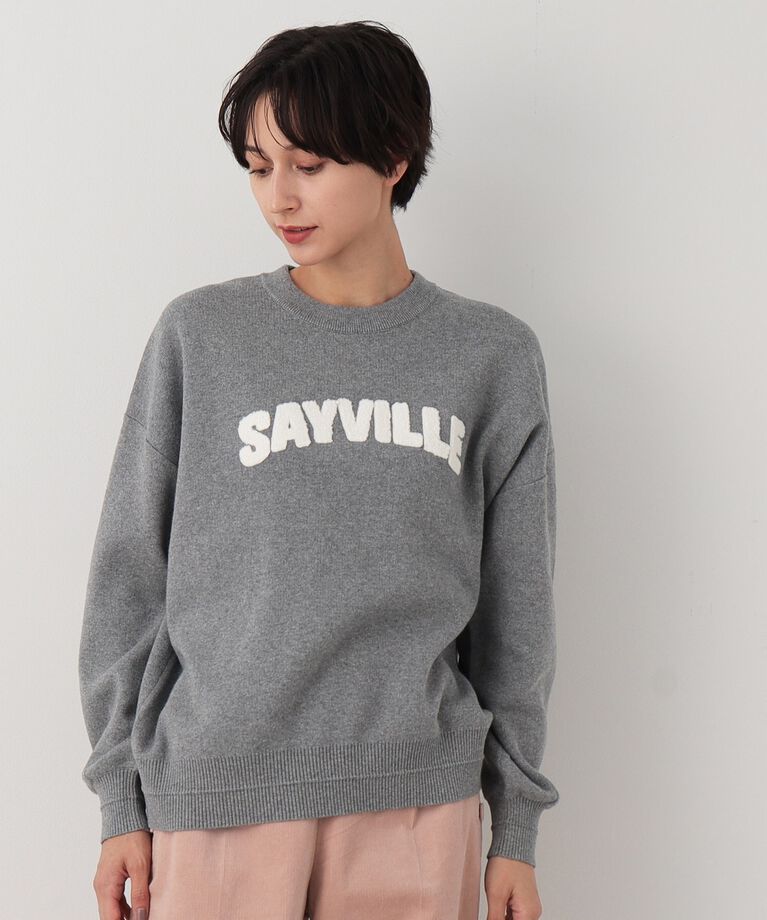 Dessin「【洗える】サガラ刺繍ロゴニット（XS～L）」|ニット・セーター|