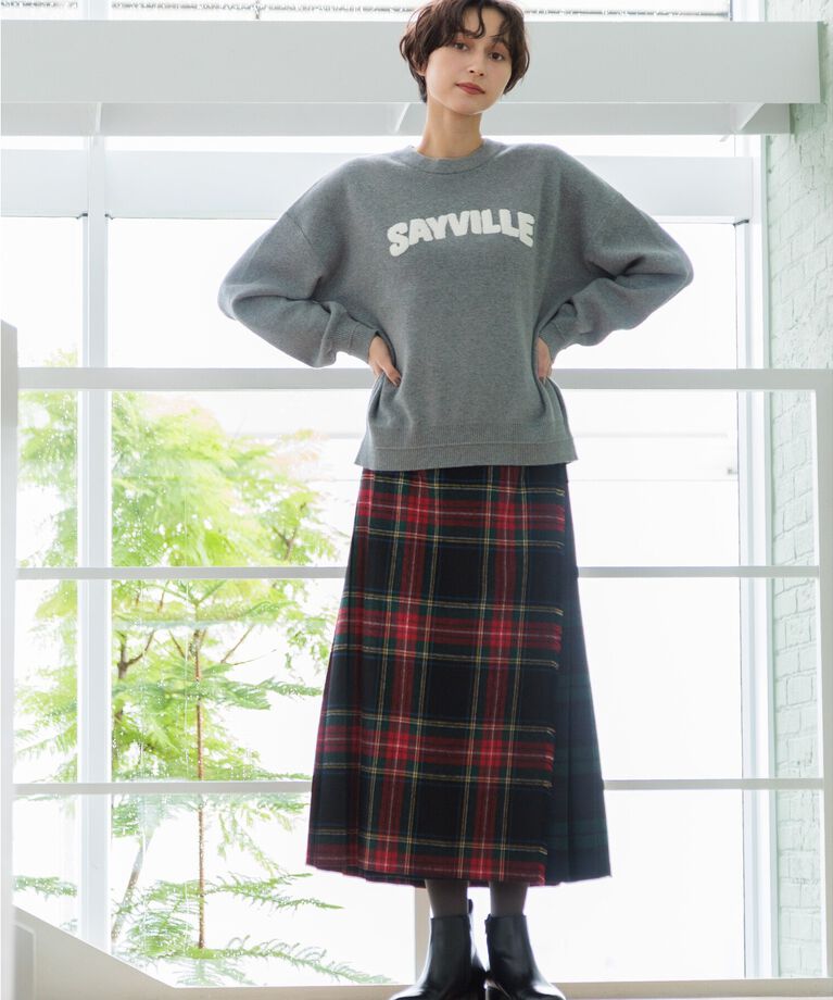 Dessin「【洗える】サガラ刺繍ロゴニット（XS～L）」|ニット・セーター|