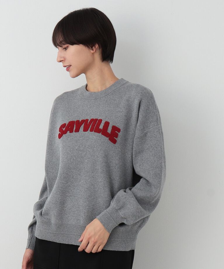Dessin「【洗える】サガラ刺繍ロゴニット（XS～L）」|ニット・セーター|