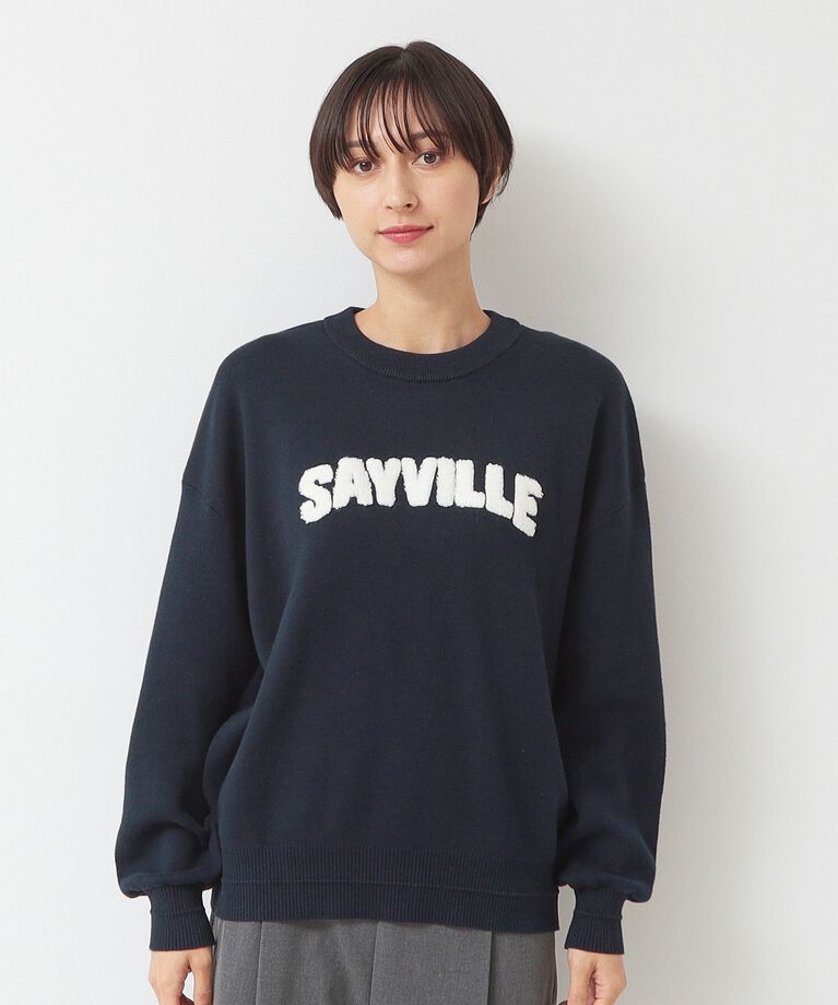 Dessin「【洗える】サガラ刺繍ロゴニット（XS～L）」|ニット・セーター|