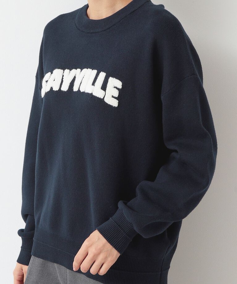 Dessin「【洗える】サガラ刺繍ロゴニット（XS～L）」|ニット・セーター|