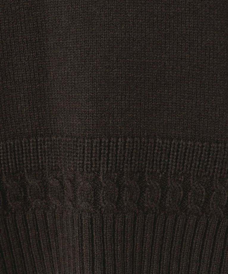 Dessin「【洗える】ハイネッククロップドニット（XS～L）」|ニット・セーター|