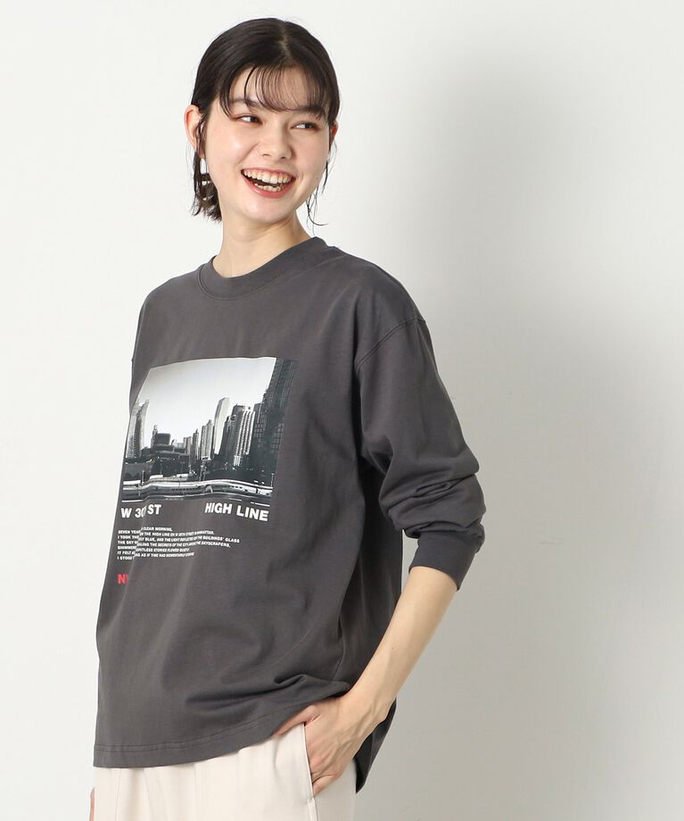Dessin「【ユニセックス・洗える】フォトプリントロングスリーブTシャツ」|Tシャツ・カットソー|