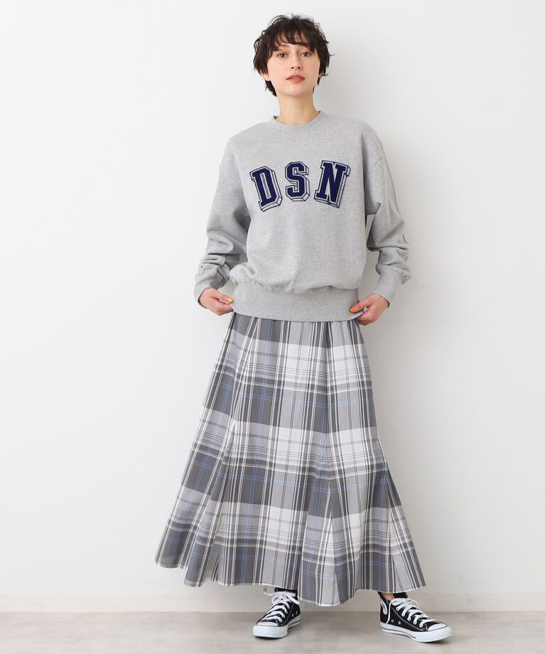 Dessin「【洗える・4サイズ展開】チェック柄マーメイドスカート（XS～L）」|スカート|