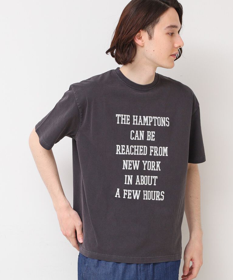 Dessin「【ユニセックス】ピグメントTシャツ」|Tシャツ・カットソー|チャコールグレー(0