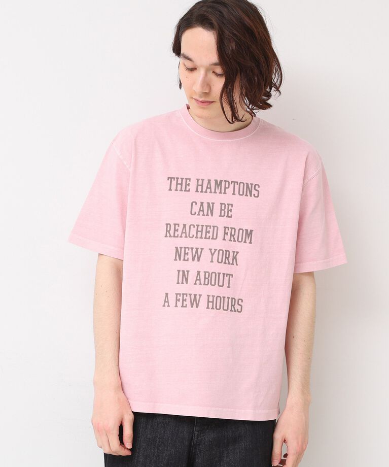 Dessin「【ユニセックス】ピグメントTシャツ」|Tシャツ・カットソー|ピンク(072)