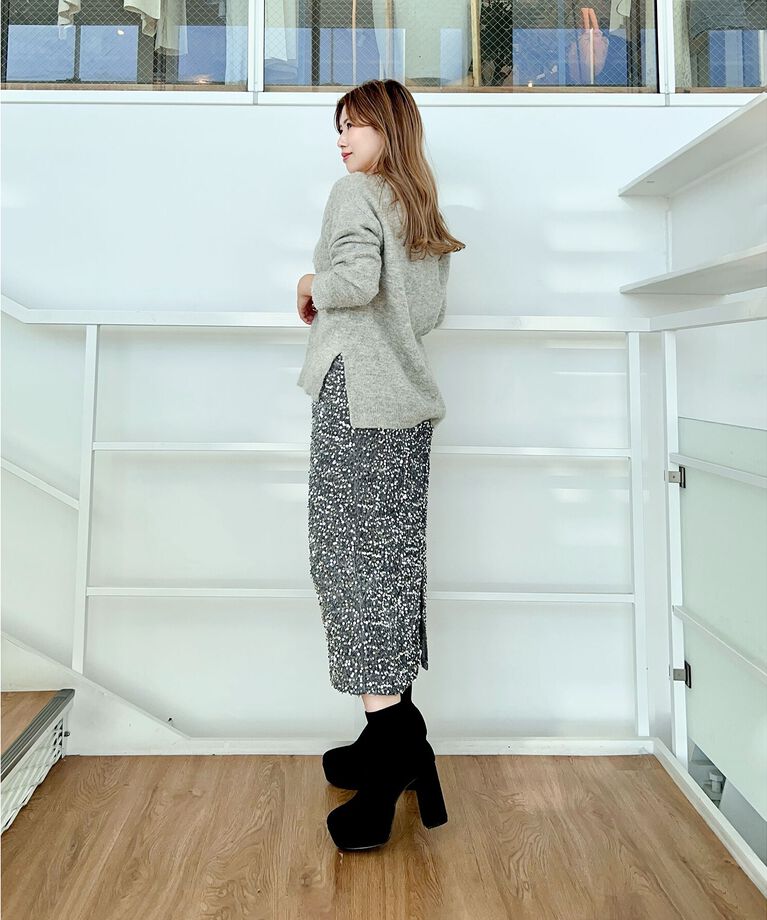 ESPERANZA「ラク盛り厚底ニットショートブーツ」|ショートブーツ|