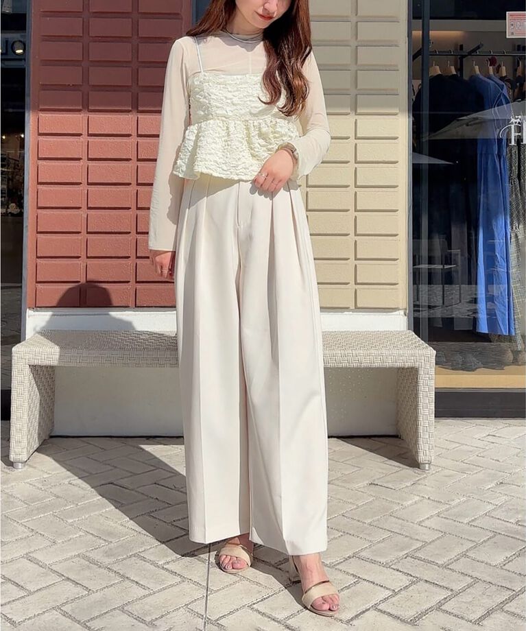 ESPERANZA「クリアヒールアンクルストラップ 24SS」|サンダル|