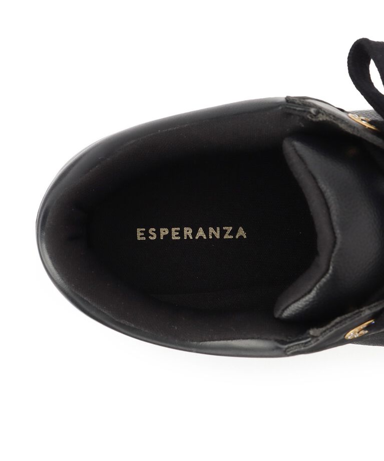ESPERANZA「ゴールドライン厚底フラットスニーカー」|スニーカー|