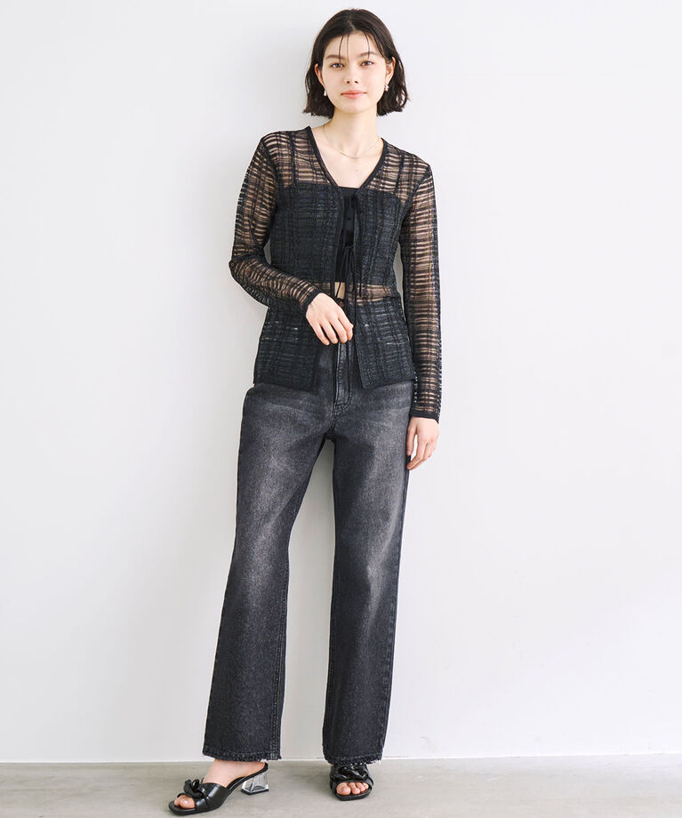 COCO DEAL「スリムストレートデニムパンツ」|デニム|