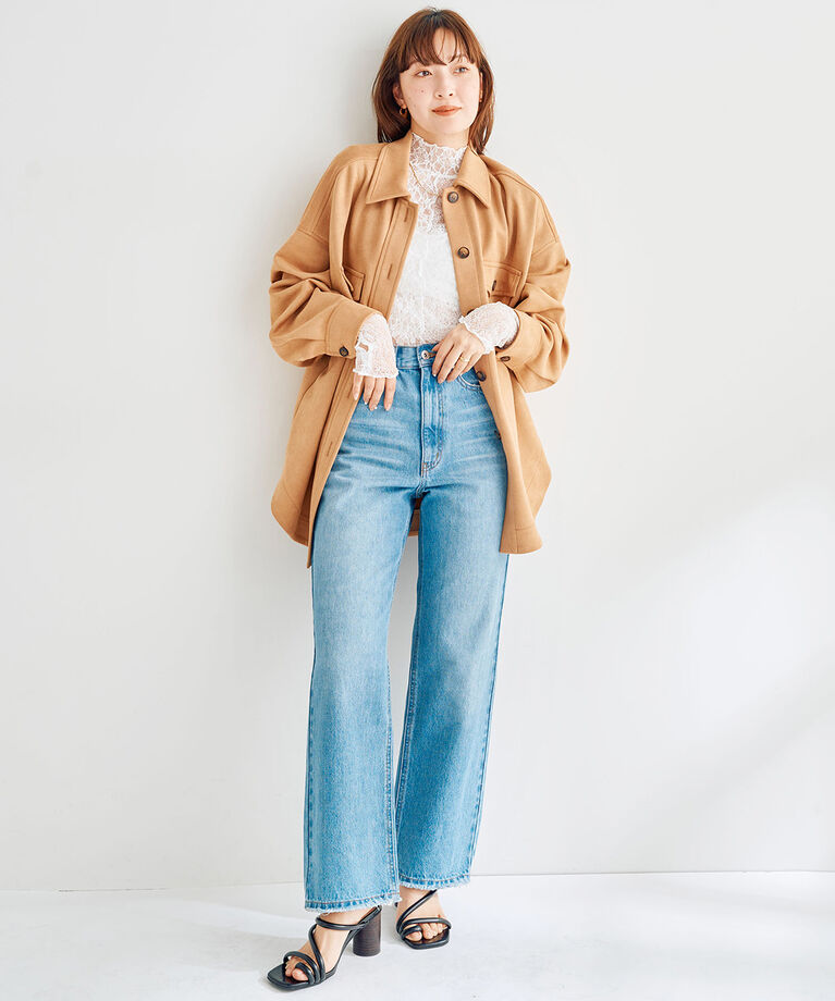 COCO DEAL「スリムストレートデニムパンツ」|デニム|